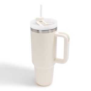 NEW 40oz. Stainless Steel Tumbler Ivory